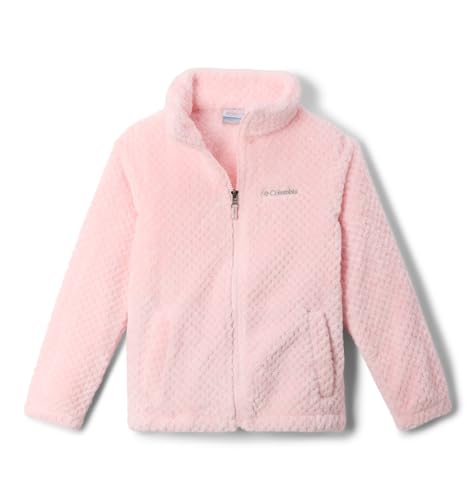 Columbia Mädchen Fire Side Full Zip Sherpa Fleece mit durchgehendem Reißverschluss, Satin Pink, 152 von Columbia