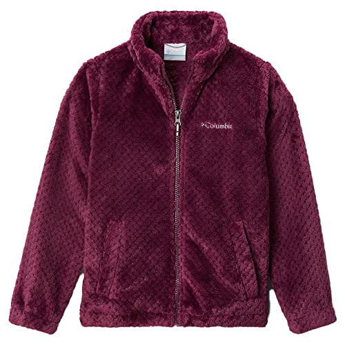 Columbia Mädchen Fire Side Jacke, Marionberry, XL von Columbia