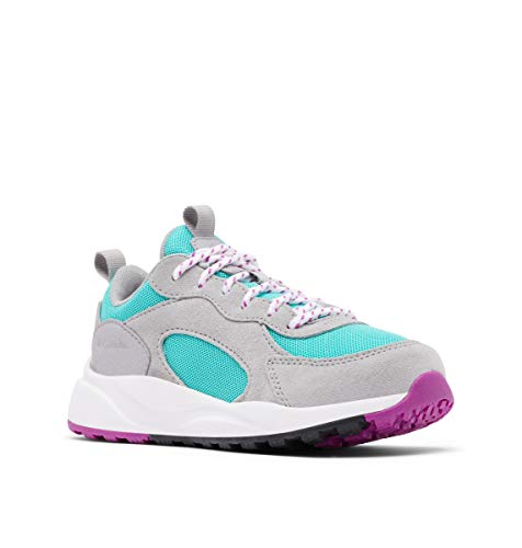 Columbia Mädchen Youth Pivot Walking-Schuh, Dolphin, Bright Plum von Columbia