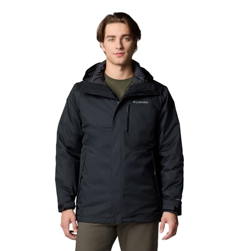 Columbia Men's Oak Harbor Interchange Jacket 3-in-1-Wintermantel, Black, XXL von Columbia