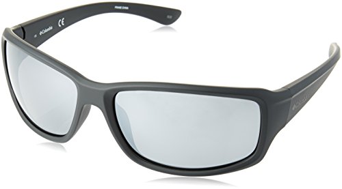 Columbia Men's Point Reyes Rectangular Sunglasses, Matte Black, 63 mm von Columbia