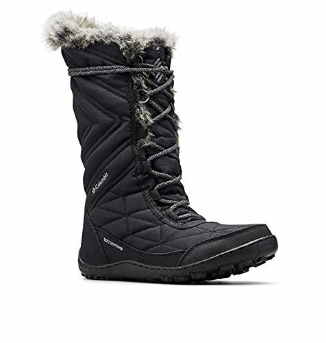 Columbia Minx Mid III wasserdichte Schneestiefel für Damen, Schwarz (Black x Ti Grey Steel), 38 EU von Columbia
