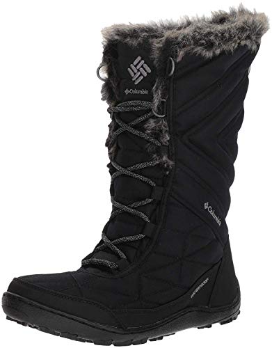 Columbia Minx Mid III wasserdichte Schneestiefel für Damen, Schwarz (Black x Ti Grey Steel), 42 EU von Columbia