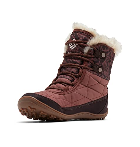 Columbia Minx Shorty Iii Schneestiefel für Damen, Krebsbaum/Pfirsichblüte, 39 EU Weit von Columbia