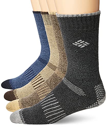 Columbia Moisture Control Crew Socken, 4er-Pack, Multipack - Schwarz - Large von Columbia