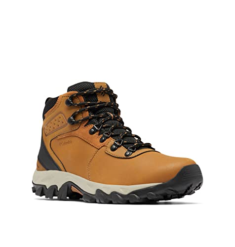 Columbia Newton Ridge Plus II WP wasserdichte Wanderstiefel für Herren, Braun (Elk x Black), 49 EU von Columbia