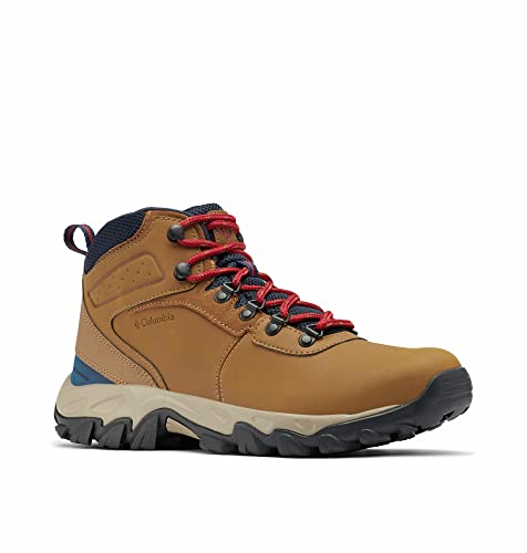 Columbia Newton Ridge Plus II WP wasserdichte Wanderstiefel für Herren, Braun (Light Brown x Red Velvet), 46 EU von Columbia