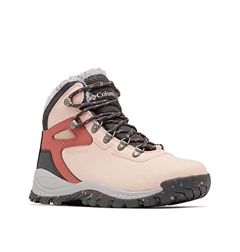 Columbia Newton Ridge Plus Omni-Heat Winterstiefel für Damen, Orange (Peach Blossom x Dark Grey), 38 EU von Columbia