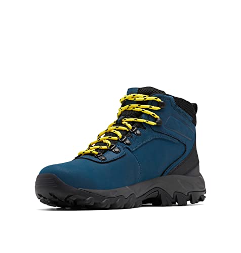 Columbia Newton Ridge Plus II Herren-Wanderschuhe, wasserdicht, Petrol Blau Schwarz, 44.5 EU von Columbia