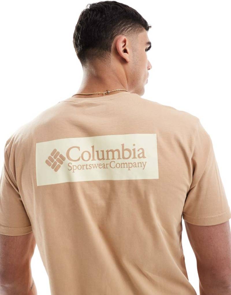 Columbia - North Cascades - T-Shirt in Hellbraun mit Print-Neutral von Columbia