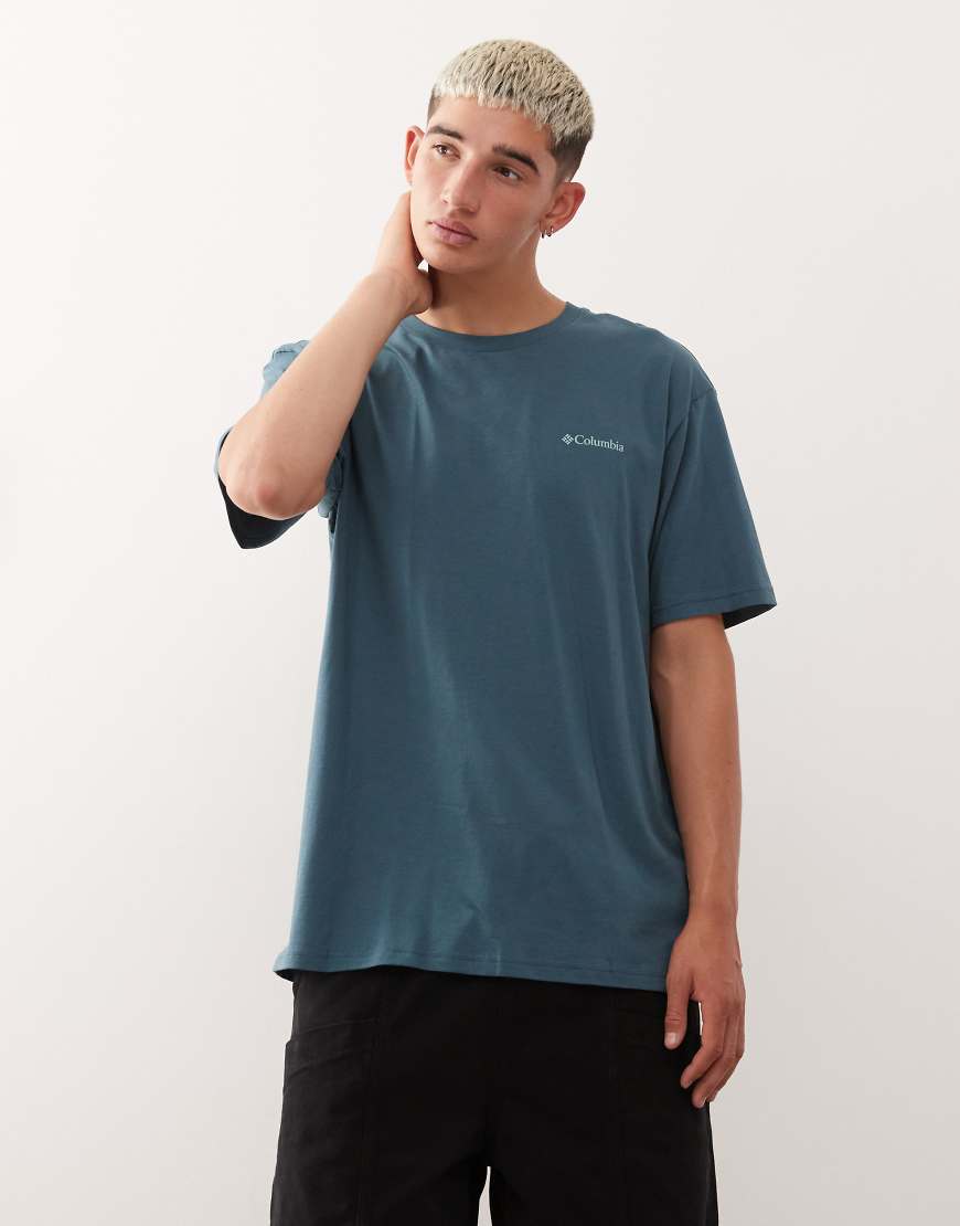 Columbia - North Cascades - T-Shirt in Blau von Columbia