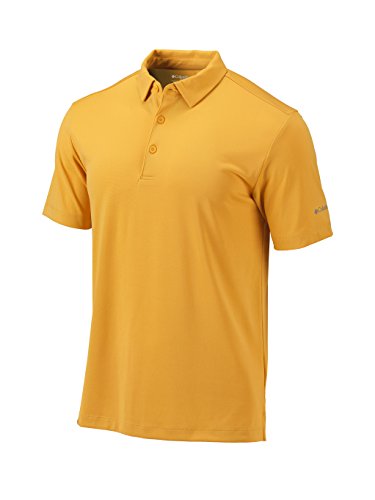 Columbia Omni-Wick Drive Poloshirt, Aztec Gold, Größe M von Columbia