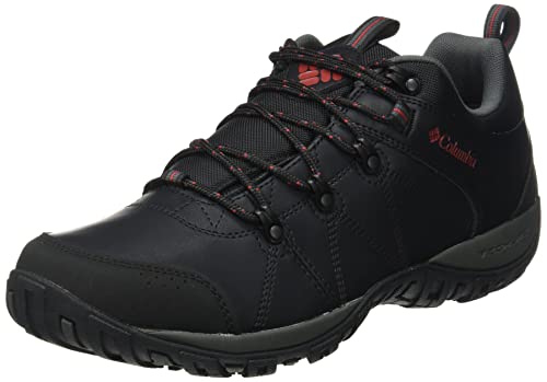 Columbia Peakfreak Venture Waterproof (wasserdicht) Wanderschuhe für Herren, Schwarz (Black/Vintage Red), 40 EU von Columbia