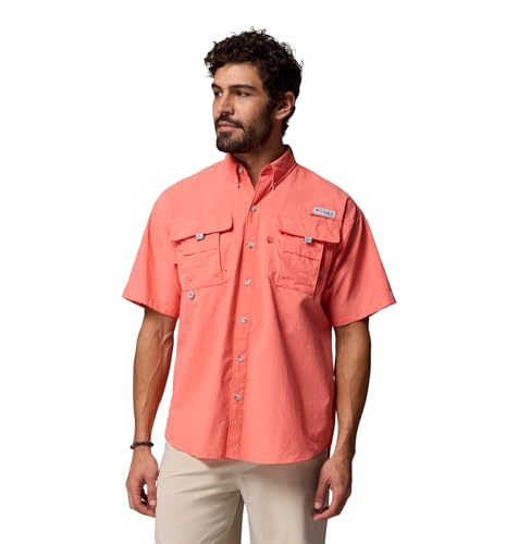 Columbia PFG Bahama II Kurzarm-Shirt für Herren, Melonade, Mittel von Columbia
