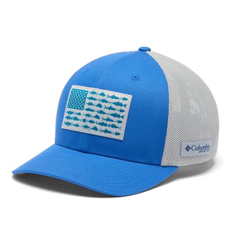 Columbia PFG Fischflaggen-Ballkappe für Erwachsene, Unisex, Netzstoff, L-XL von Columbia