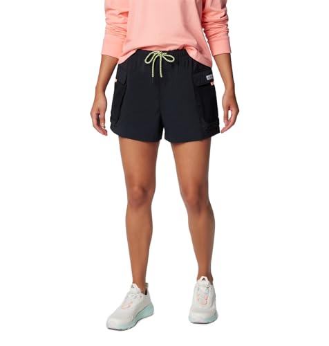 Columbia PFG Open Water Shorts für Damen, Schwarz, Größe XL von Columbia