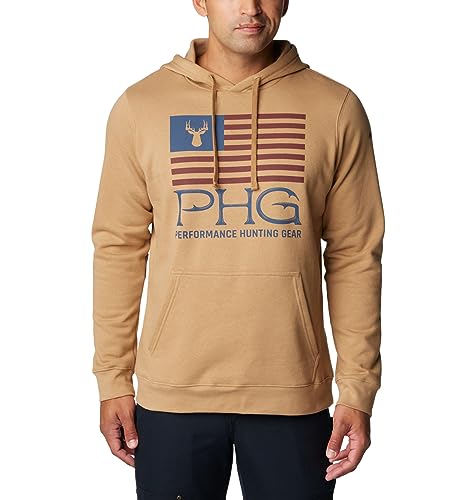 Columbia PHG Hunt Star Hoodie für Herren, Sahara/Zinc Buck Star, Größe L von Columbia