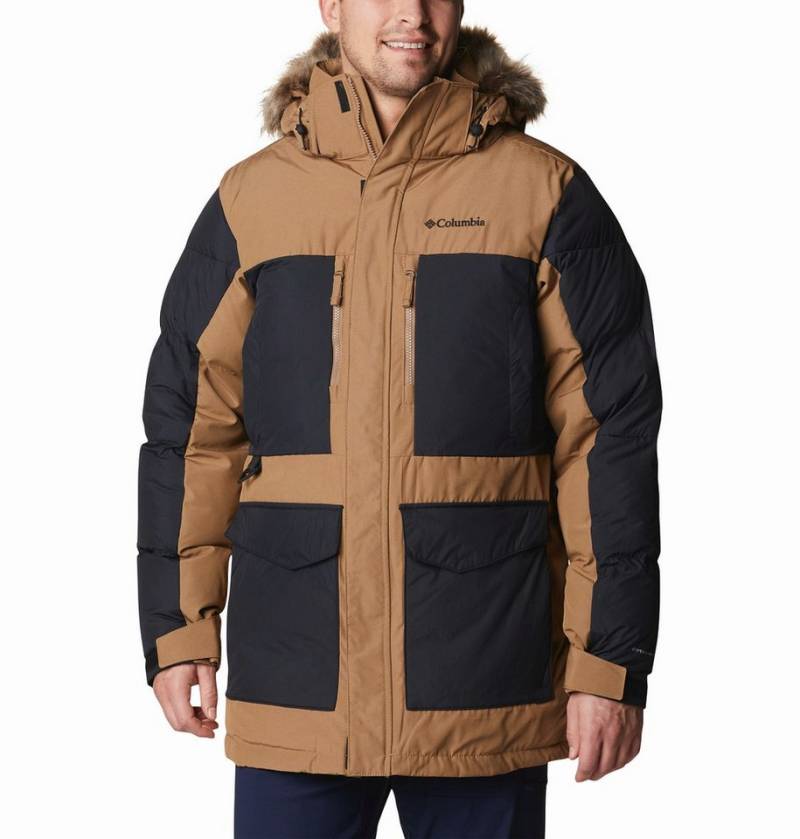 Columbia Parka Marquam Peak Fusion (Omni-Heat Infinity) braun/schwarz Herren von Columbia