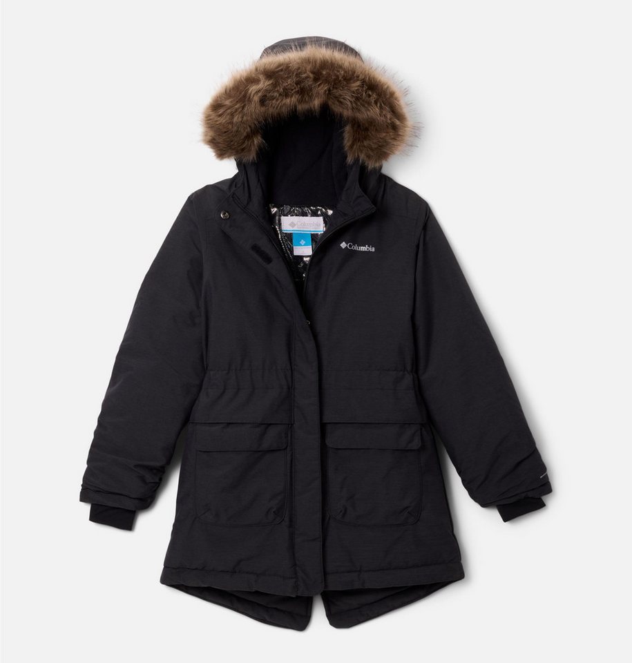 Columbia Parka NORDIC STRIDER II JACKET (1-St) Für Kinder mit abnehmbarer Kapuze und Kunstpelzbesatz, wasserabweisend von Columbia