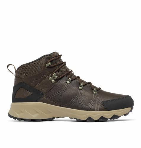 Columbia Peakfreak 2 Mid Outdry Leather, wasserdichte mittelhohe Trekking- und Wanderstiefel, Cordovan/Black, von Columbia