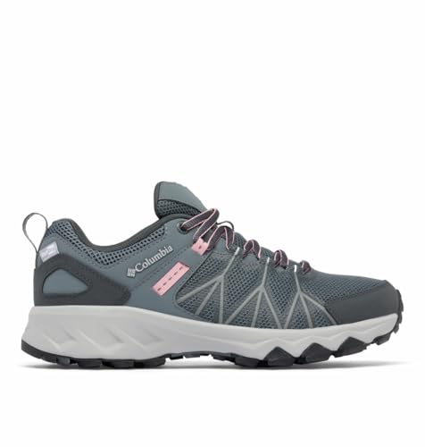 Columbia Peakfreak 2 Outdry, wasserdichte Trekking- und Wanderschuhe mit niedrigem Bund, Graphite/Salmon Rose, von Columbia