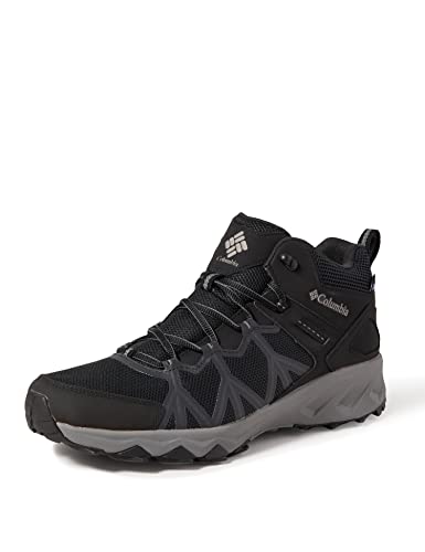 Columbia Peakfreak Ii Mid Outdry Wanderschuh für Herren, Schwarz/Titanium II, 43 EU Weit von Columbia