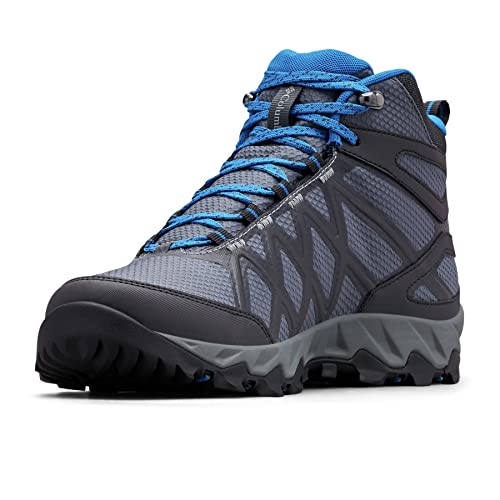 Columbia Peakfreak X2 Mid Outdry Herren knöchelhohe Wanderstiefel, Grau (Graphite/Blue Jay), 40 EU von Columbia