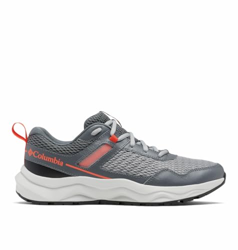 Columbia Plateau Trekking Und Wanderschuhe für Herren, Grau (Monument x Red Quartz), 41.5 EU von Columbia