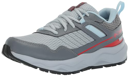 Columbia Plateau Waterproof wasserdichte Trekking Und Wanderschuhe für Damen, Grau (Cirrus Grey x Red Hibiscus), 37.5 EU von Columbia