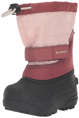 Columbia Powderbug Plus II Schneestiefel für Kinder, unisex, Dusty Pink, Beetroot, 10 Little Kid von Columbia