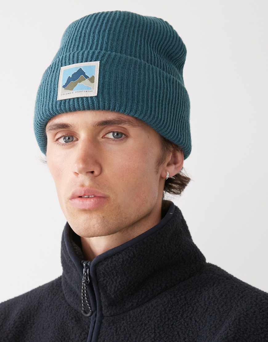 Columbia - Provisions - Beanie in Blau mit umgeschlagenem Rand von Columbia