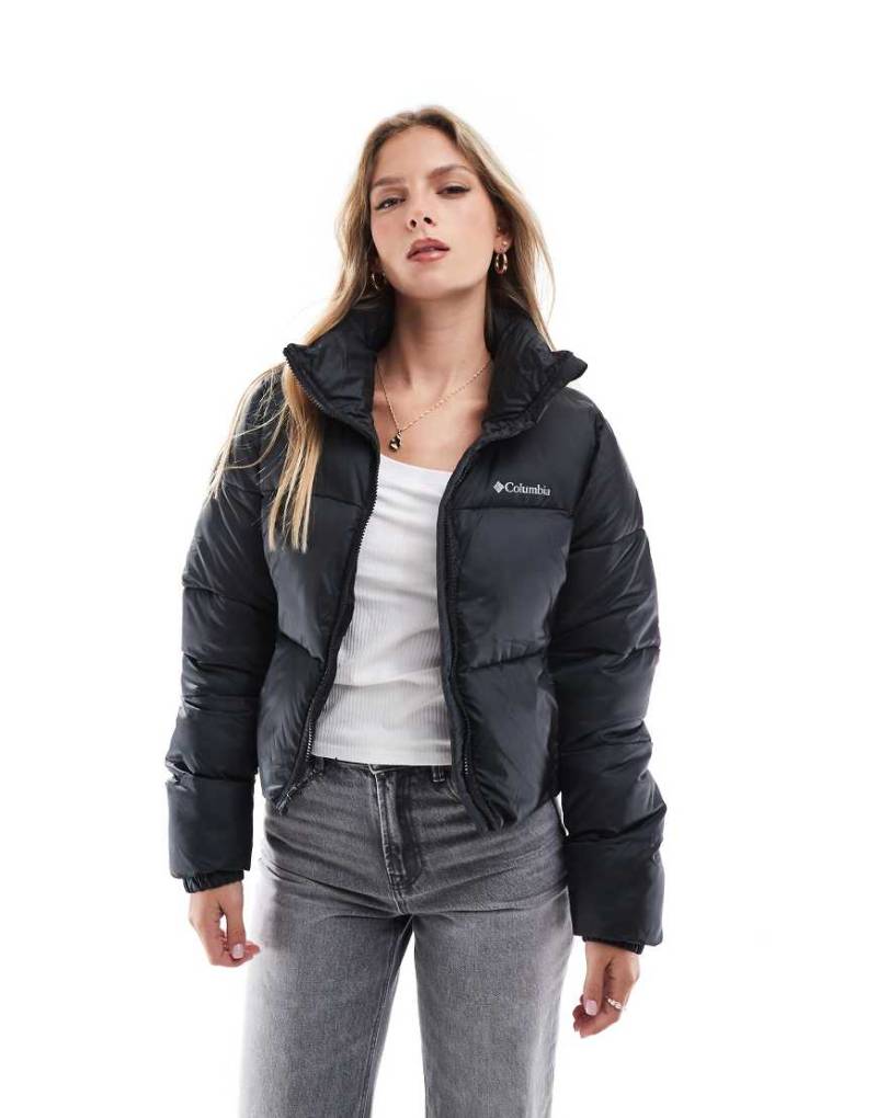 Columbia - Puffect II - Kurze Steppjacke in Schwarz von Columbia