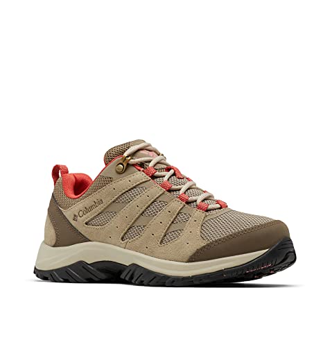 Columbia Redmond 3 Trekking Und Wanderschuhe für Damen, Braun (Pebble x Scorched Coral), 40.5 EU von Columbia