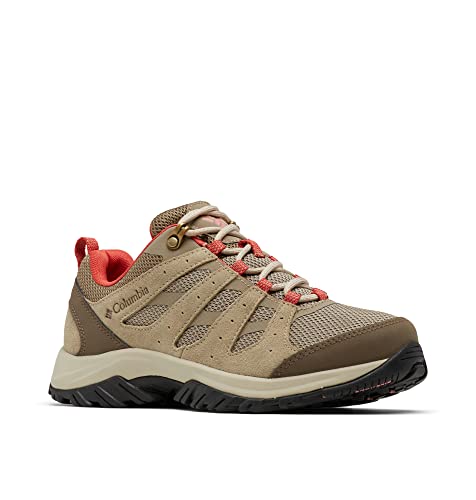 Columbia Redmond 3 Trekking Und Wanderschuhe für Damen, Braun (Pebble x Scorched Coral), 41.5 EU von Columbia