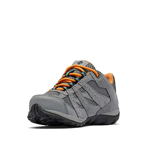 Columbia Redmond WP wasserdichte Wanderschuhe für Kinder, Grau (Ti Grey Steel x Gold Amber Y), 38 EU von Columbia