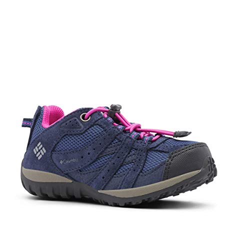 Columbia Redmond WP wasserdichte Wanderschuhe für Kinder, Lila (Bluebell x Pink Ice Y), 38 EU von Columbia