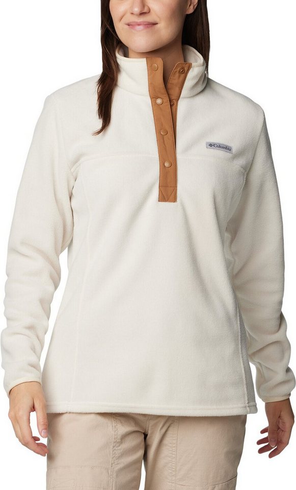 Columbia Rollkragenpullover Benton Springs 1/2 Snap Pull Over I CHALK, CAMEL BROWN von Columbia