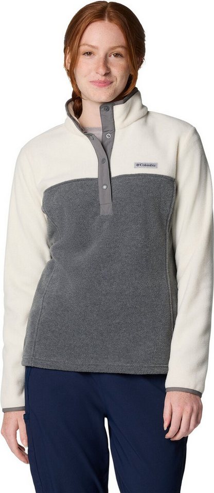 Columbia Rollkragenpullover Benton Springs 1/2 Snap Pull Over I CITY GREY HEATHER, CHALK Columbia Rollkragenpullover Benton Springs 1/2 Snap Pull Over I CITY GREY HEATHER, CHALK von Columbia
