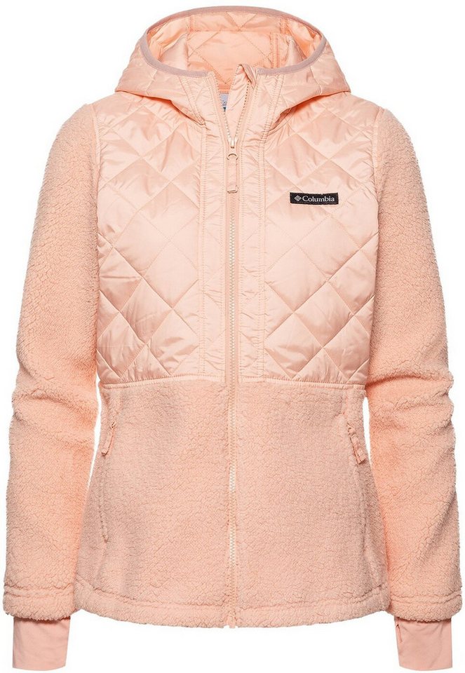 Columbia Rollkragenpullover Crested Peak Full Zip PEACH BLOSSOM von Columbia