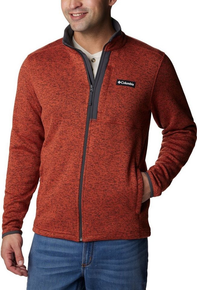 Columbia Rollkragenpullover Sweater Weather Full Zip Warp Red von Columbia