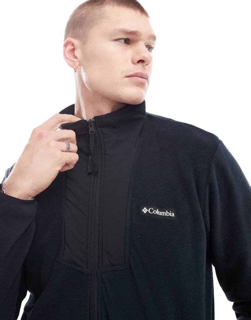 Columbia - Sequoia Grove - Fleece-Oberteil in Schwarz mit kurzem Reißverschluss von Columbia