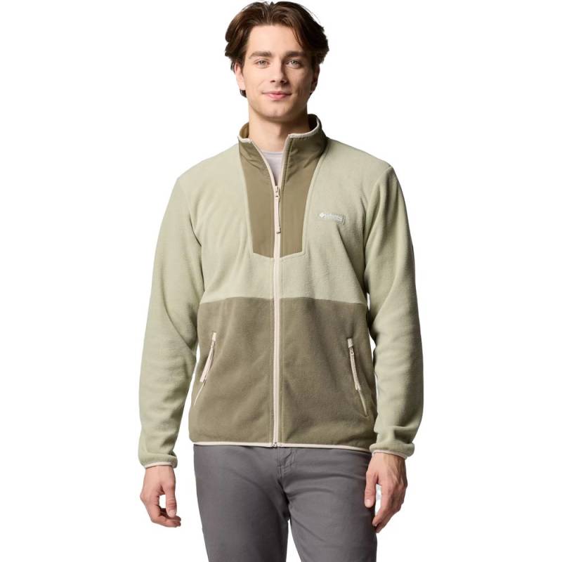 Columbia Sequoia Grove Herren Fleecejacke safari stone green S von Columbia