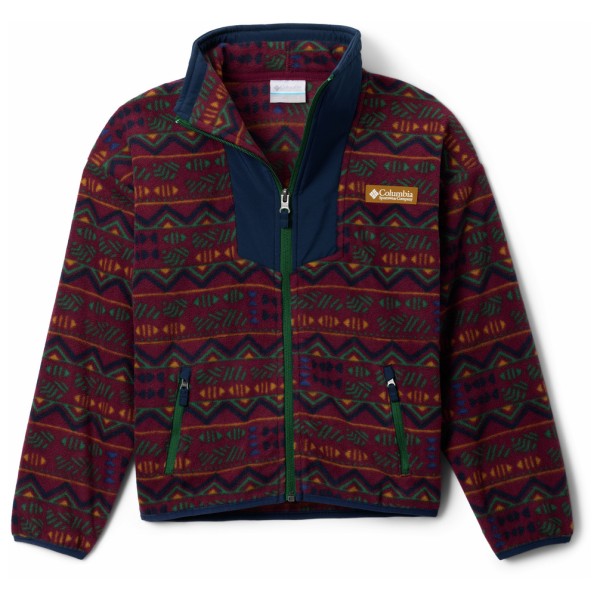 Columbia - Kid's Sequoia Grove Printed Full Zip Fleece - Fleecejacke Gr XL bunt von Columbia