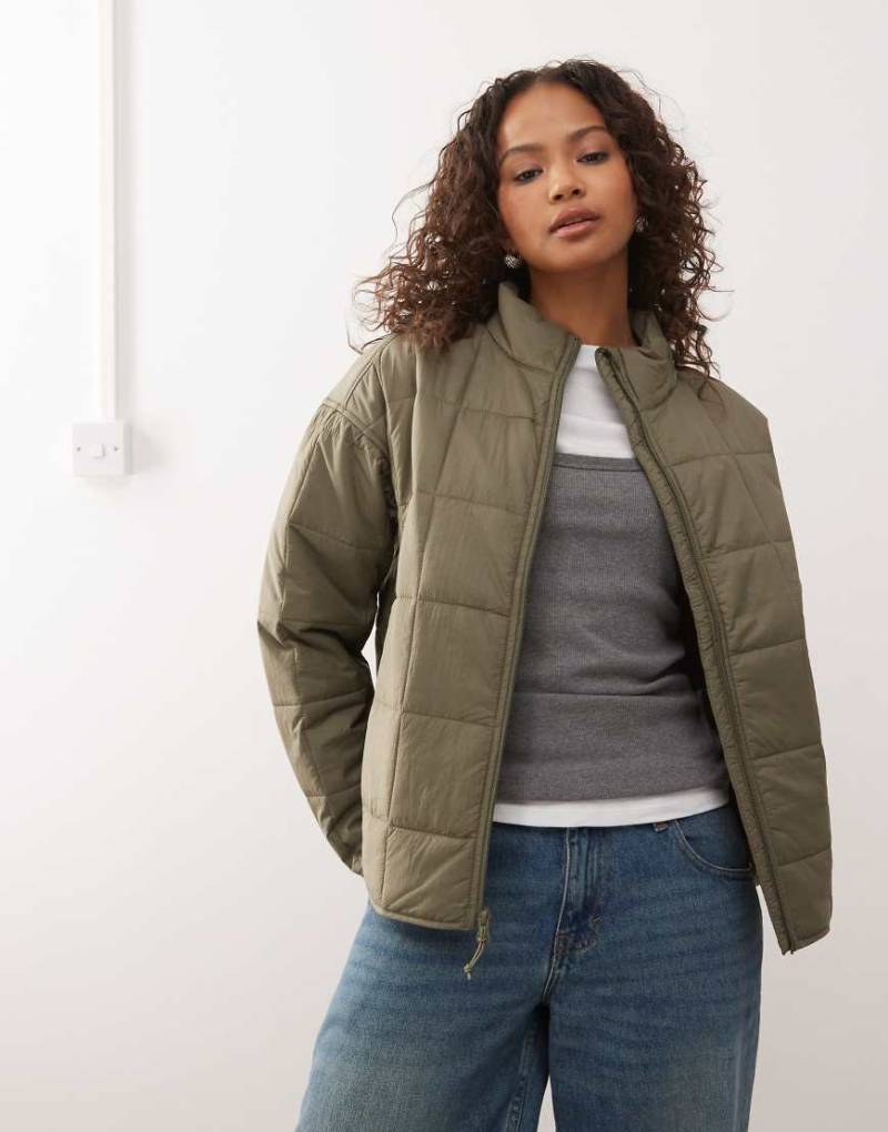 Columbia - Sienna Hill - Steppjacke in Khaki-Grün von Columbia