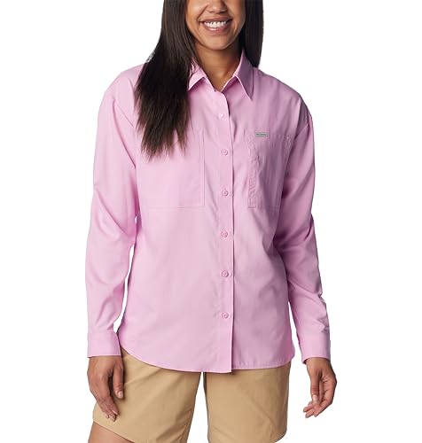 Columbia Silver Ridge Utility-Langarmshirt für Damen, Kosmos, Größe L von Columbia