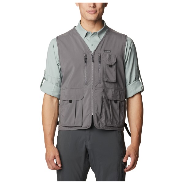 Columbia - Silver Ridge Utility Vest - Softshellweste Gr M grau von Columbia