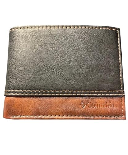 Columbia Slimfold Wallet 31CP220050 Zweifarbig Braun + Geschenkbox, Braun, Bi-Fold von Columbia