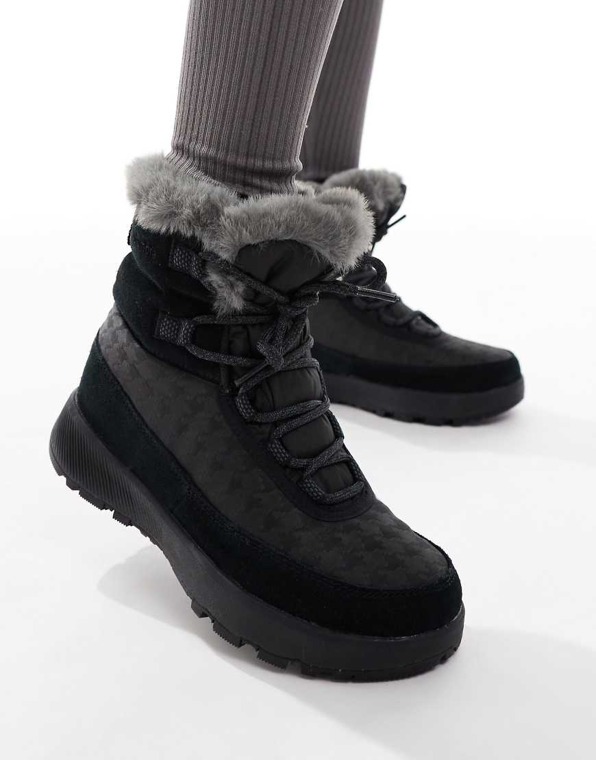Columbia - Slopeside Peak Luxe - Schneestiefel in Schwarz und Graphitgrau von Columbia