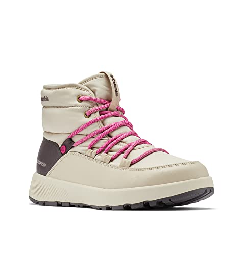 Columbia Slopeside Village Omni-Heat Mid WP wasserdichte Schneestiefel für Damen, Braun (Light Clay x Timber), 37 EU von Columbia