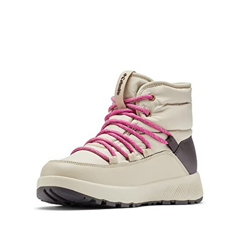 Columbia Slopeside Village Omni-Heat Mid WP wasserdichte Schneestiefel für Damen, Braun (Light Clay x Timber), 37 EU von Columbia